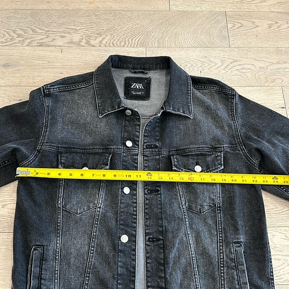 Zara women’s jeans jacket black size M - Picture 5 of 5